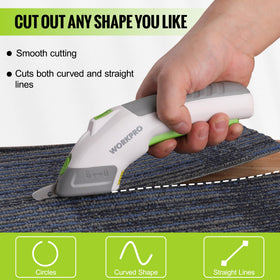 USB-C charging for WorkPRO cordless scissors with quick top-ups