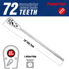 WORKPRO Cr-Mo head delivering high torque for demanding tasks