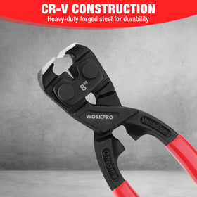 WORKPRO CR-V steel construction built to last on site.