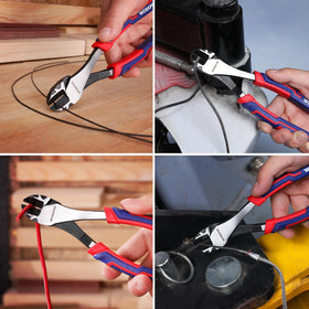 WorkPRO anti-slip ergonomic grips help you stay in control during extended use.