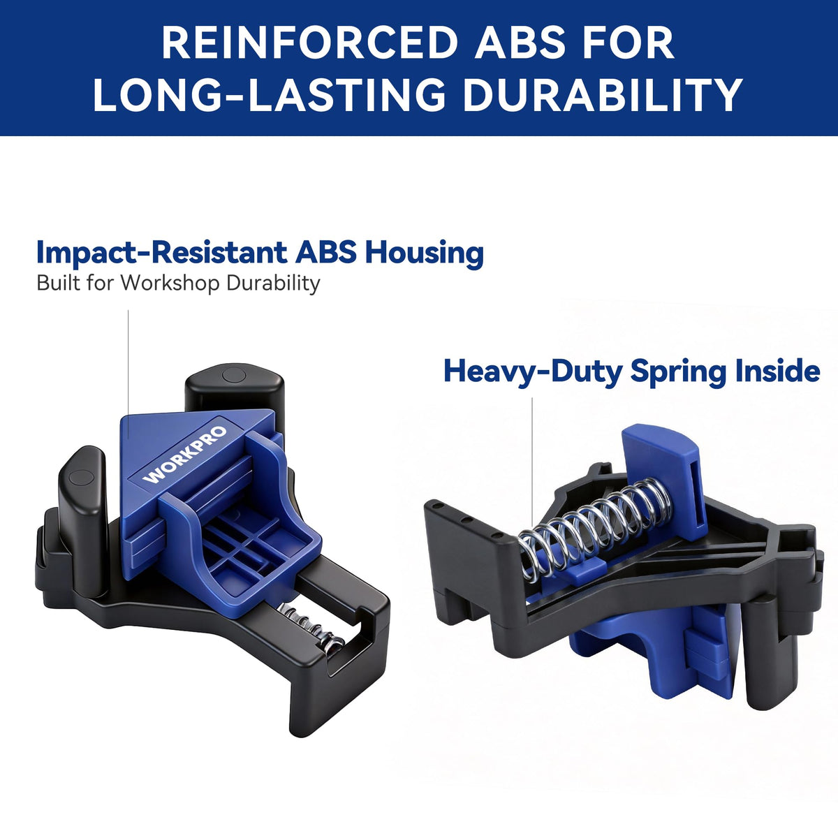 WORKPRO DIY gift four-piece clamp set ideal for hobbyists and makers.