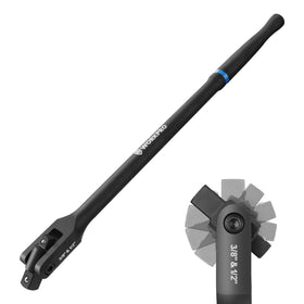 Workpro dual-drive breaker bar with 360 head for versatile leverage in tight spaces.