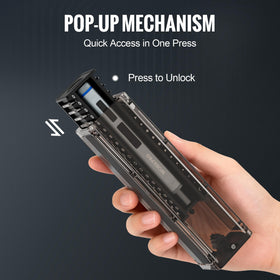 WorkPro dual LED lights illuminate dark work areas for accurate placement.