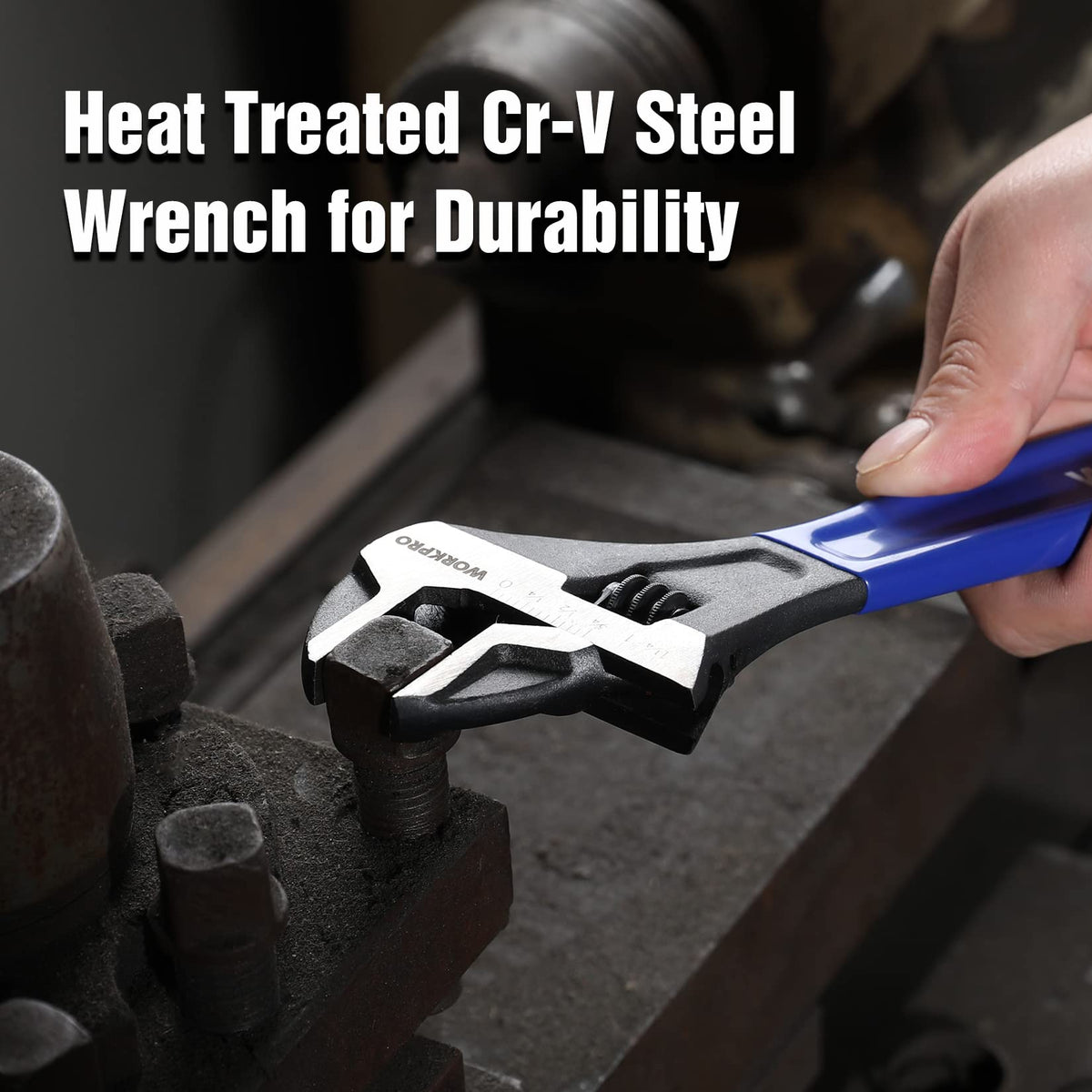 WORKPRO dual-scale engravings speed alignment for metric and SAE projects.