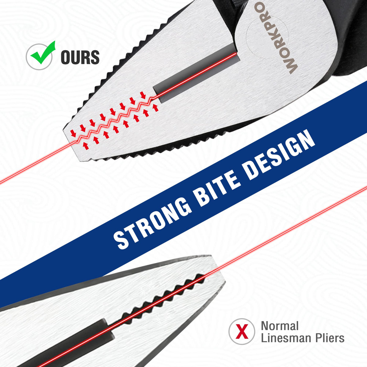 WORKPRO durable chrome-vanadium steel tool for heavy-duty screw extraction tasks.