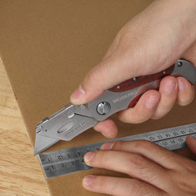 WORKPRO durable cutter for paper, cardboard, plastic, and more.