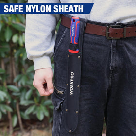 WORKPRO durable insulation knife suited for construction and lawn care.