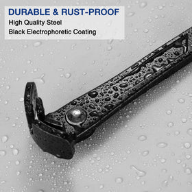 WORKPRO durable steel pry bar with anti-rust coating for long-lasting use.