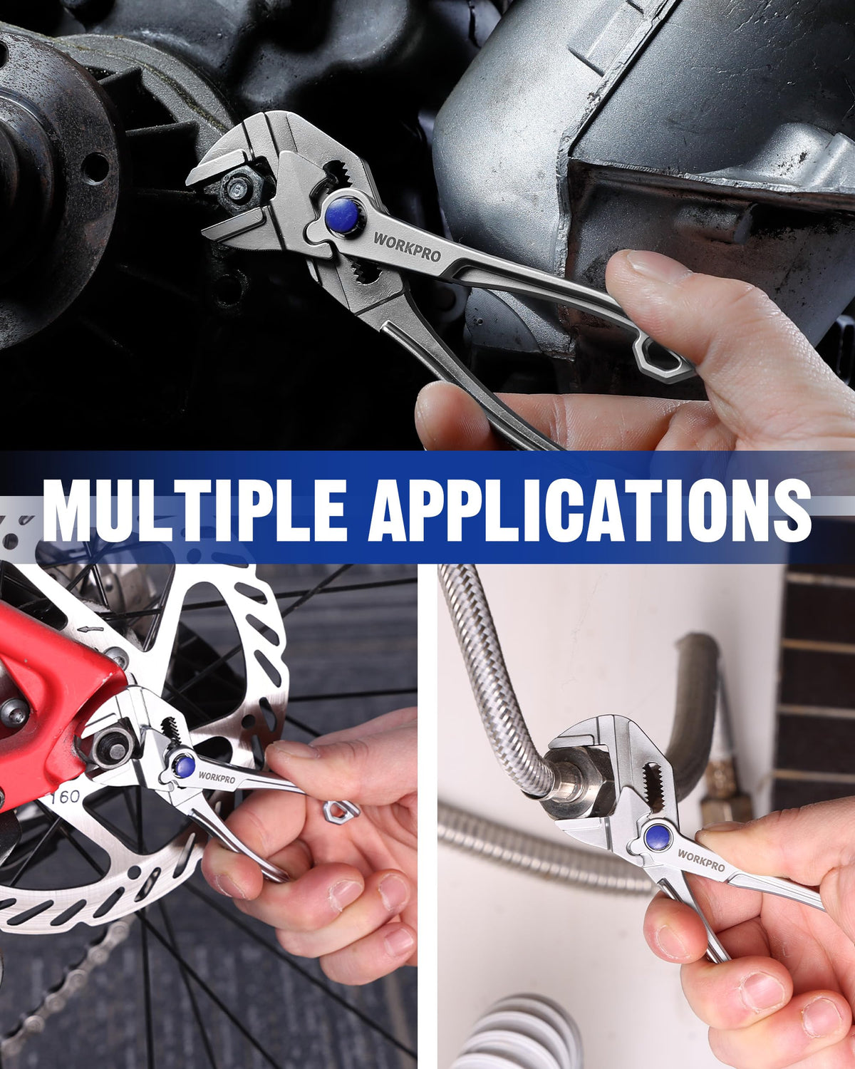 WORKPRO electronics repair use highlighting delicate components and precision handling.