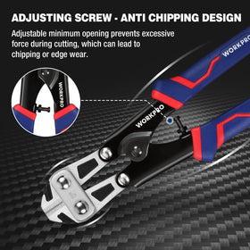 WorkPRO 3rd-generation ergonomic handle offers anti-slip comfort during jobs