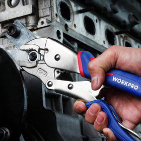 WORKPRO ergonomic TPR handles reduce hand strain during use