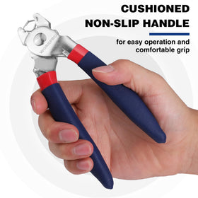 Ergonomic grip reduces hand fatigue during extended projects with WORKPRO pliers.