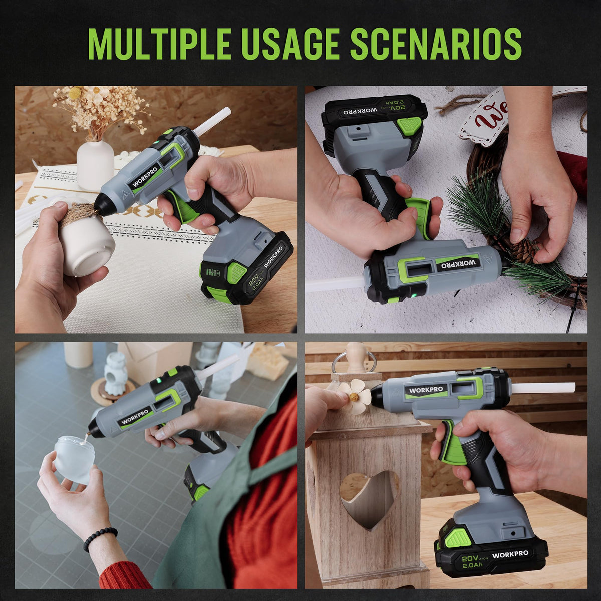 Ergonomic rubber-grip handle reduces fatigue during long sessions.