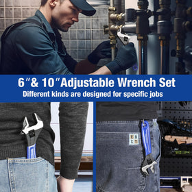 WORKPRO ergonomic rubberized handle reduces fatigue during extended use.