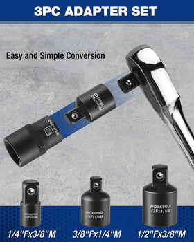 WORKPRO precision inverted ETorx sockets enable secure engagement and reduced slipping
