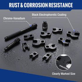 WORKPRO extension bars in 3 and 6 inches extend reach in tight spaces.