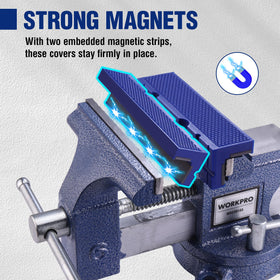 WORKPRO Flat Grid Surface clamps flat materials with minimal slip.