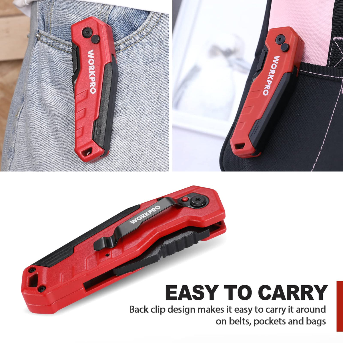 Folded size 4-1/2 inches fits easily in pockets and pouches