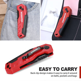 Folded size 4-1/2 inches fits easily in pockets and pouches