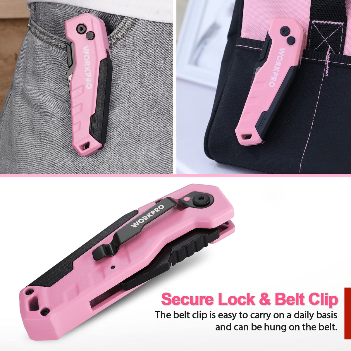 WORKPRO Pink Ribbon edition signals charitable support with durable performance.