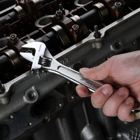WORKPRO forged carbon steel heat-treated wrench for durability