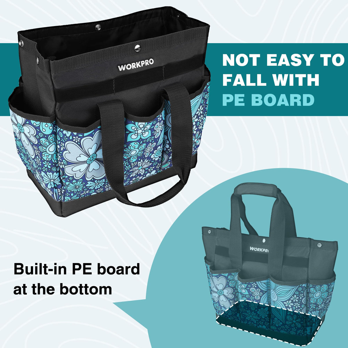 WORKPRO anti-slip strap handle enhances carrying comfort