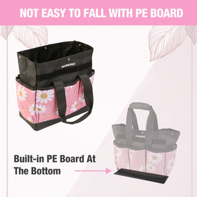 Dimensions of WORKPRO bag 12x12x6 inches illustrating ample capacity