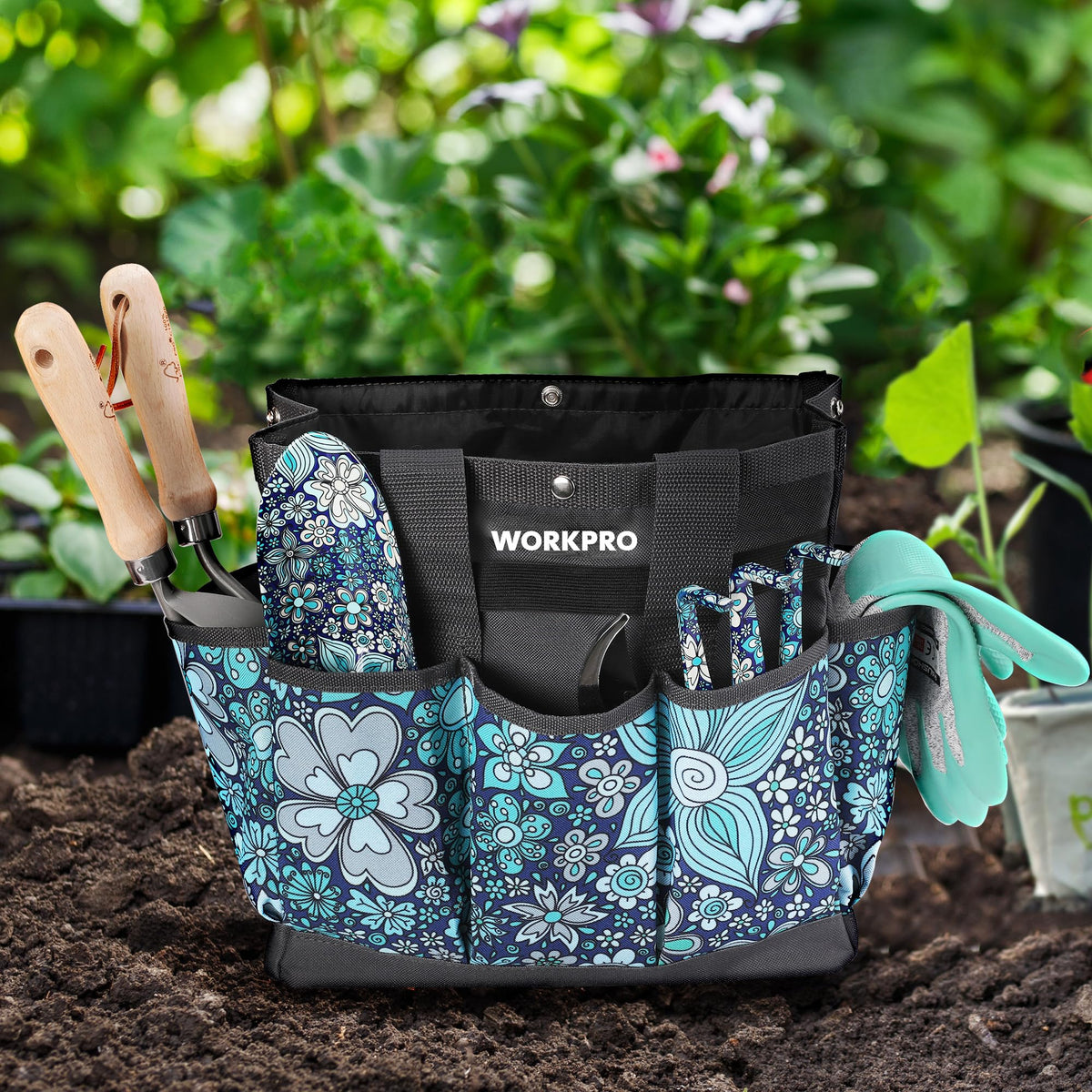 WORKPRO interior capacity 12x12x6 inches keeps items within reach