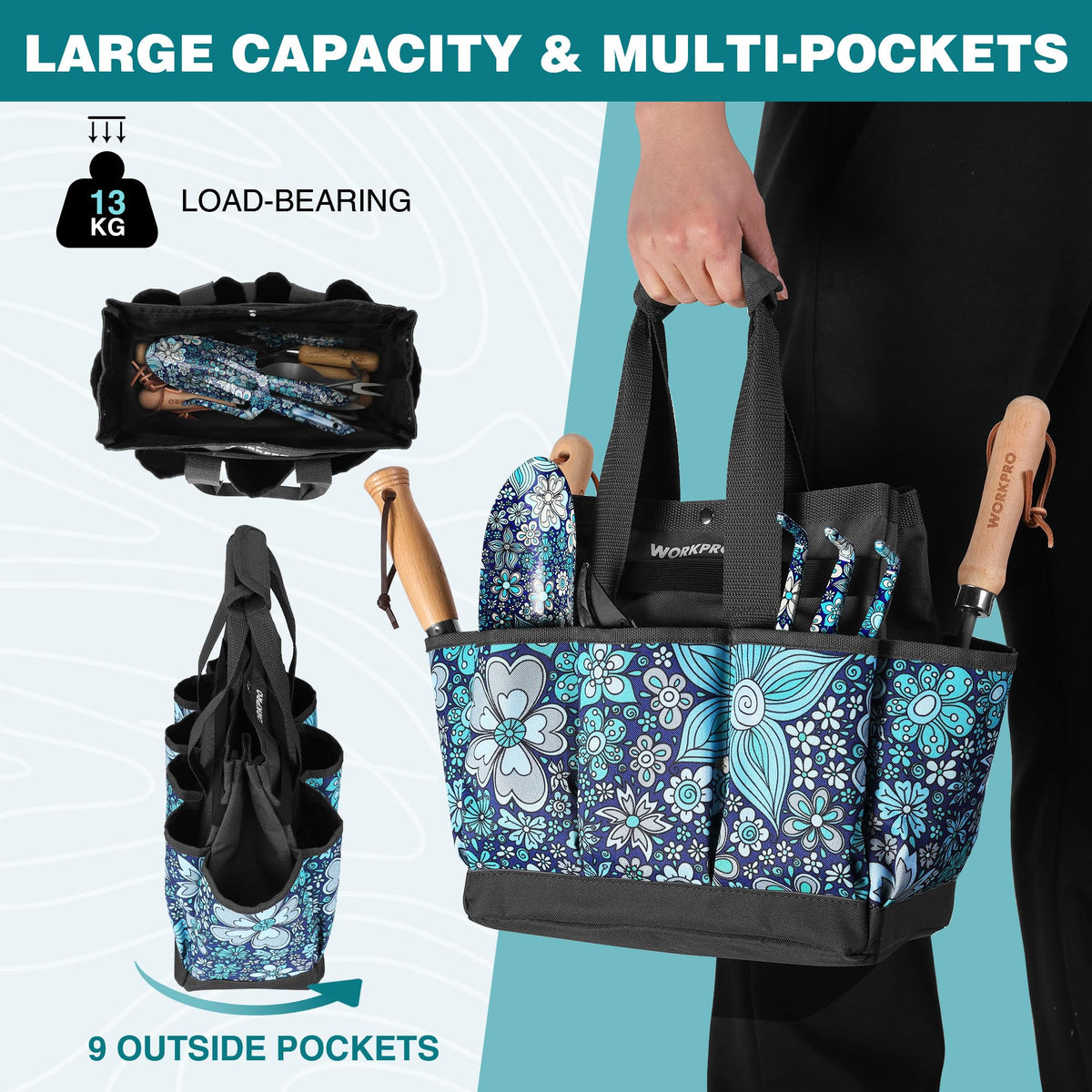 WORKPRO multi-use design doubles as home storage organizer