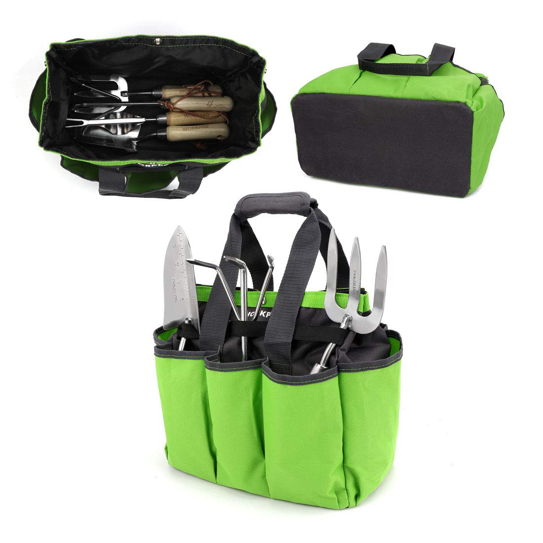 WORKPRO Garden Tool Bag ideal for outdoor tasks with durable construction.