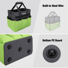 WORKPRO Garden Tool Bag Shoulder strap comfort reduces fatigue during long tasks.
