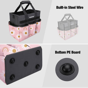 WorkPRO garden tote has padded anti-slip handle and adjustable shoulder strap.