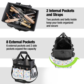WORKPRO stand-up bottom design helps the bag stand upright easily.