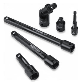WORKPRO half-inch drive extension set in 3-inch length for tight spaces