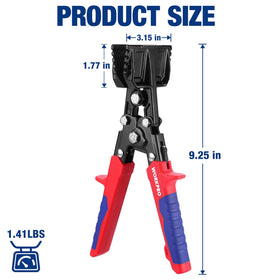 WORKPRO Hand Seamer ideal for HVAC fabrication and metalworking projects.
