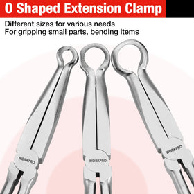 WORKPRO hardened-steel construction ensures durability during automotive tasks.