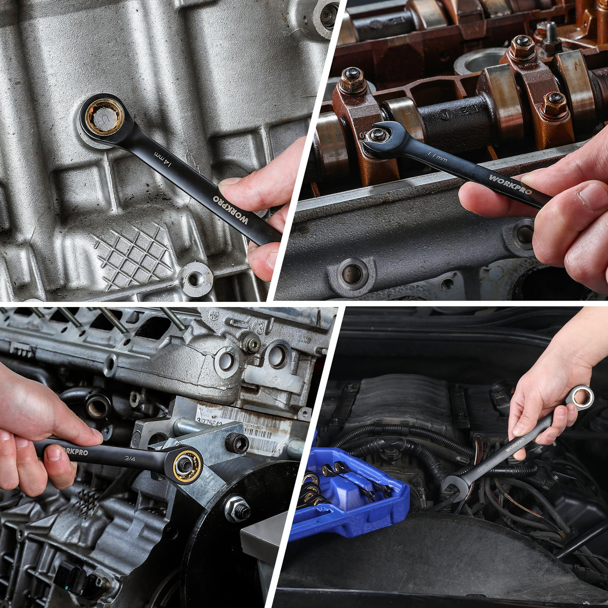 WORKPRO wrench with hardness up to HRC 50 for strong torque