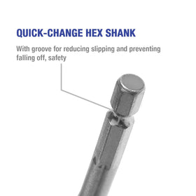 WORKPRO heat-treated medium-carbon steel handles hardwoods with durability