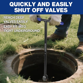 WORKPRO heavy-duty steel build designed for rugged outdoor valve maintenance