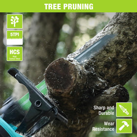 WORKPRO high-carbon steel blades with durable wear resistance