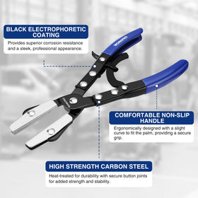 WORKPRO hose pinch-off pliers 10 inch front view reach deeper hoses