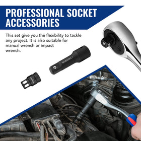 WORKPRO impact coupler converts drive interfaces for bolts
