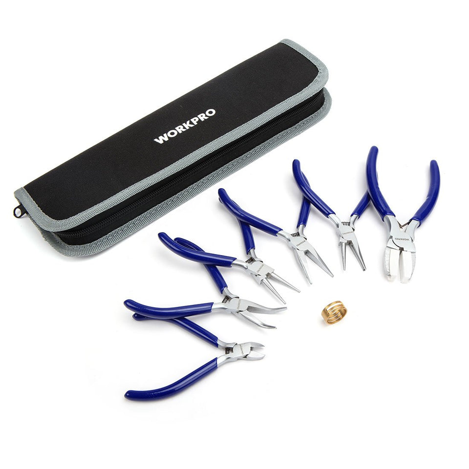 WORKPRO nylon jaw pliers ready for wirework and preventing marks