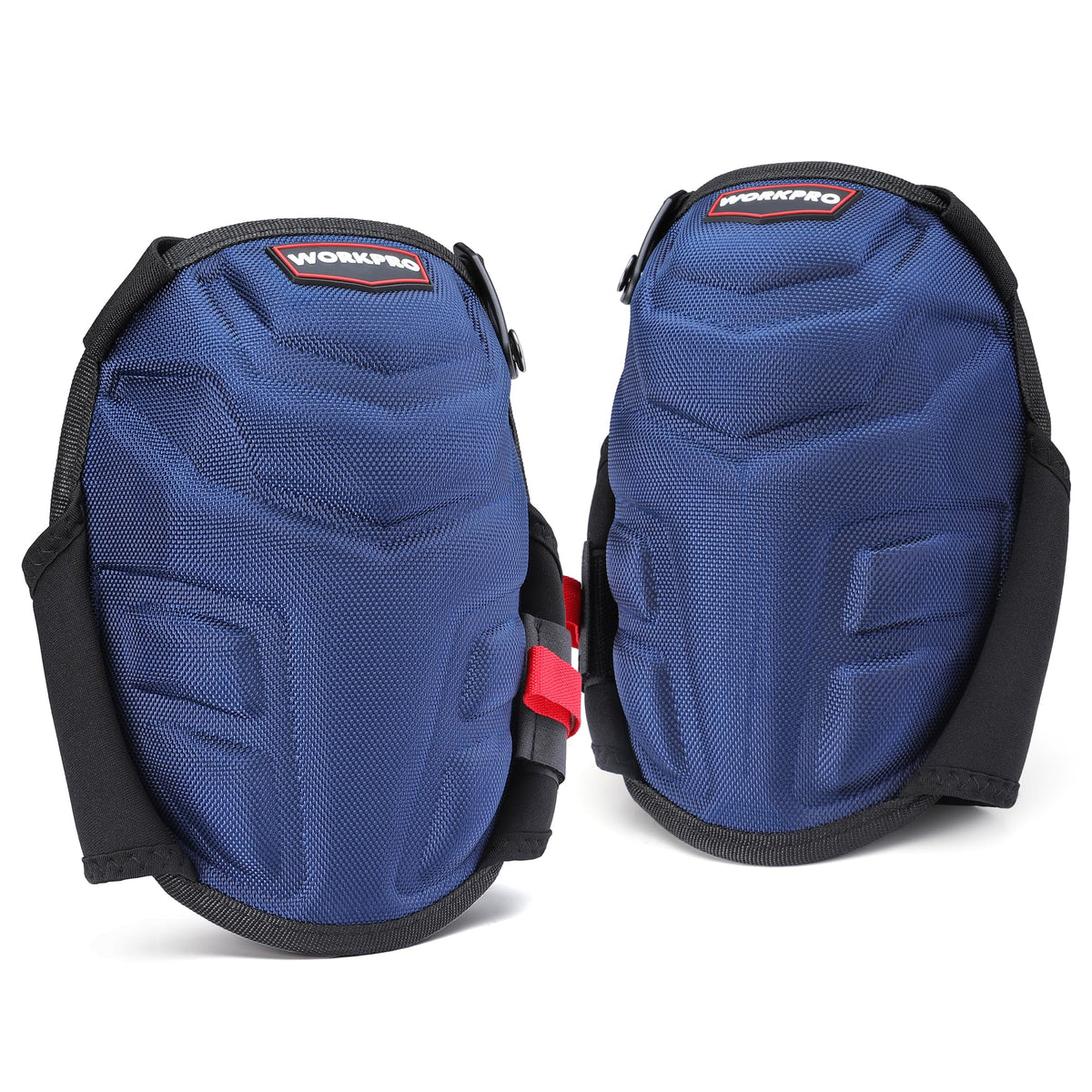 WORKPRO knee pads showing abrasion-resistant design for tough job sites.