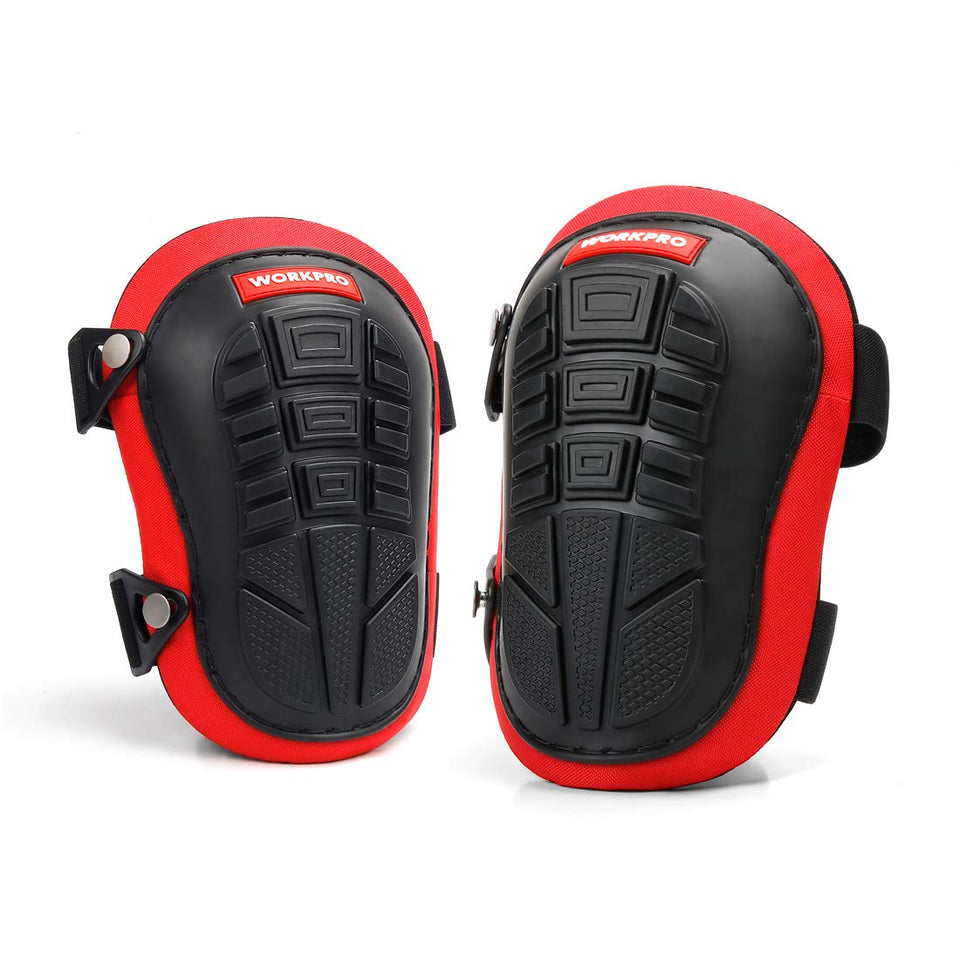 WORKPRO knee pads with soft gel core for enhanced knee comfort.
