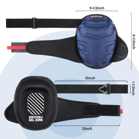 WORKPRO knee pads suited for gardening, roofing, and flooring tasks.