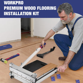 WORKPRO laminate installation kit supports DIY home flooring projects