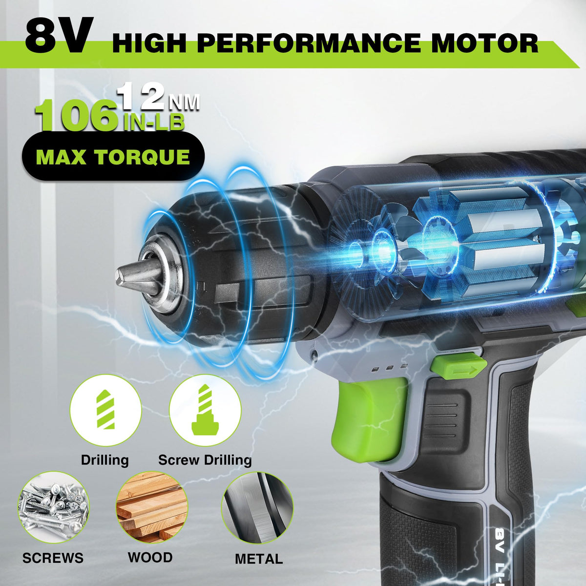Workpro LED trigger light enhances visibility in dim spaces