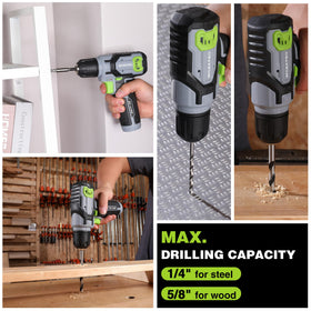 Workpro lightweight design at 1.65 lb with non-slip grip
