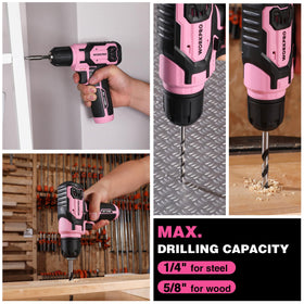 WORKPRO lightweight drill at 1.65 pounds for easy handling